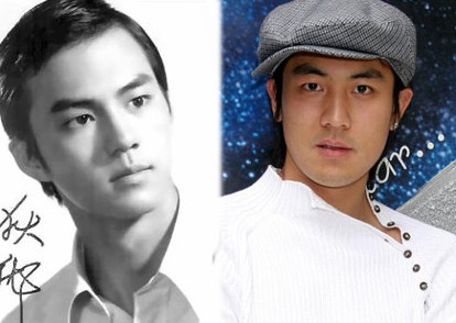 狄龙和儿子谭俊彦.