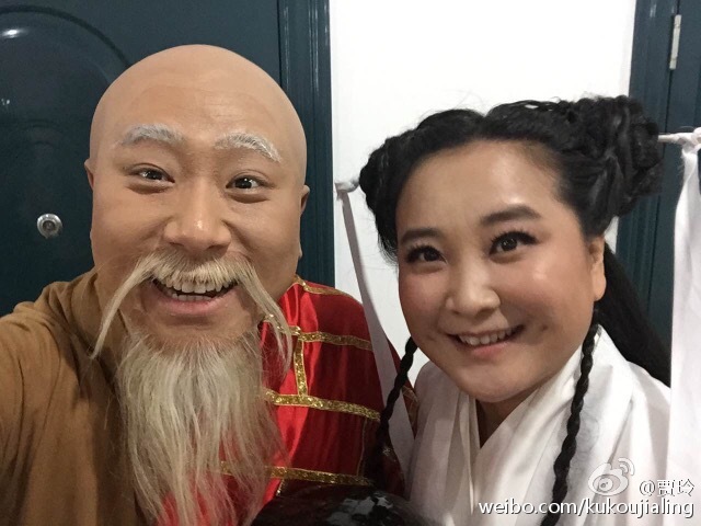 贾玲穿纱袍扮小龙女"小笼包"又有新高度(组图)