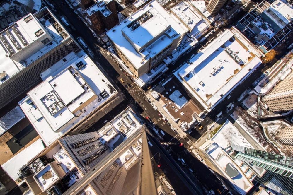 换个角度看纽约:美摄影师摩天高楼俯拍全城