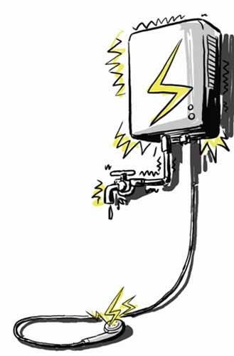 惨剧!夫妻浴室双双触电身亡 系电热水器漏电现场惨不忍睹