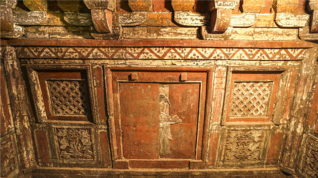 洛阳发掘北宋墓葬 壁画精美