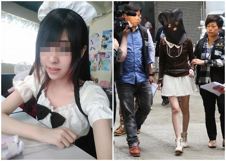 香港水泥藏尸案:女嫌犯穿短裙高跟鞋指认现场 