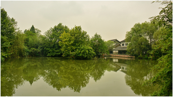 西溪湿地离杭州西湖和杭州市区有五公里左右,周末走过城市去农村体验