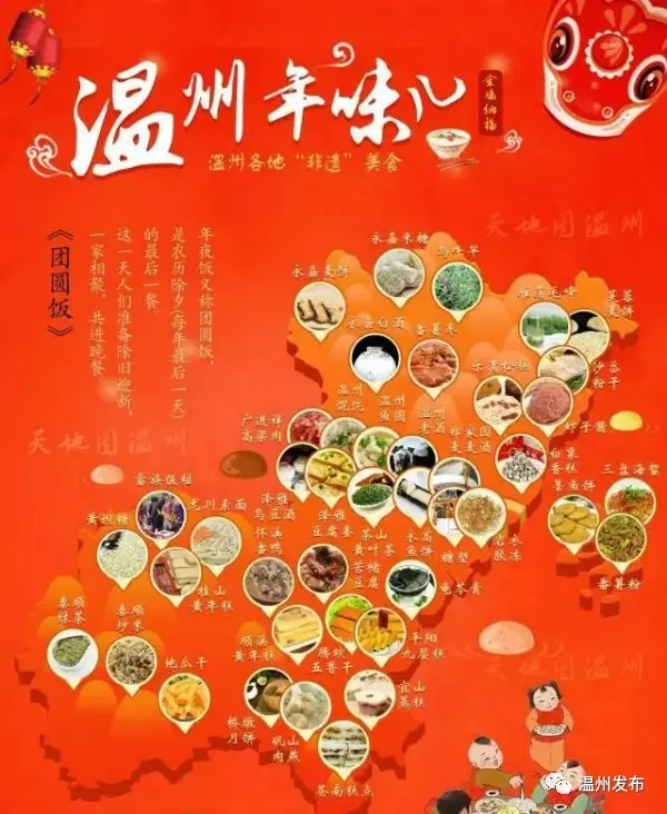 有了这份温州"非遗"美食地图 不怕没有好吃的了