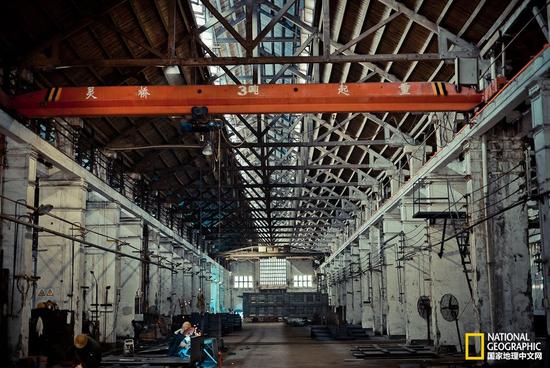 双重檐的厂房,望江厂.