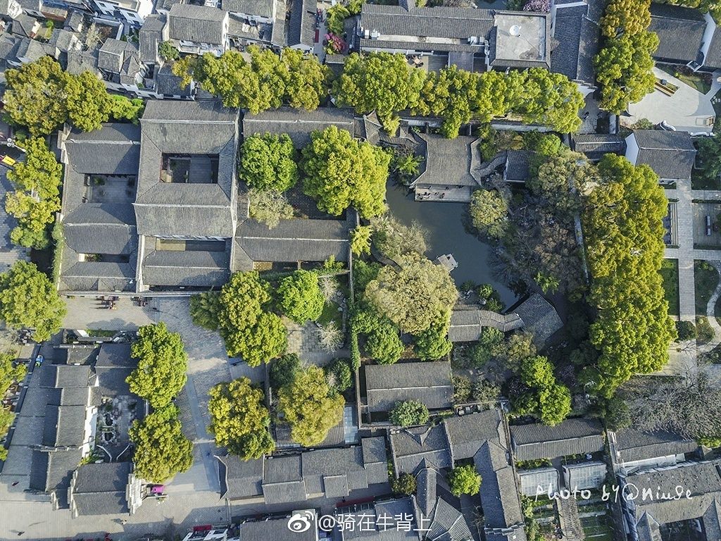 同里古镇 空中俯瞰(1/9)