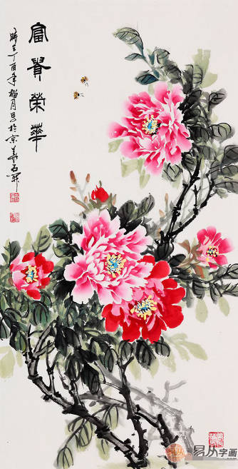 玄关装饰画选什么好 名家花鸟画更繁荣
