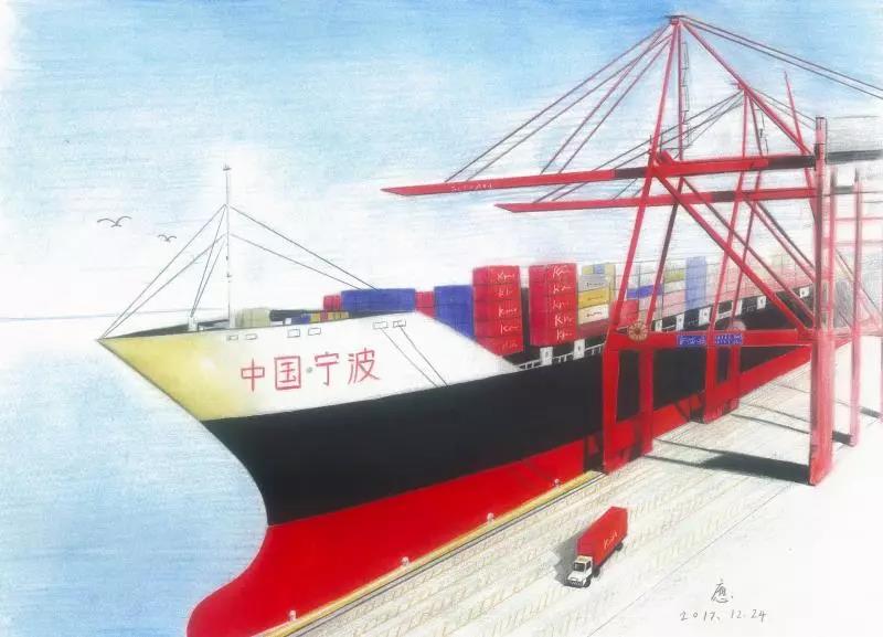 坚持绘画17年 宁波小伙用彩铅笔画出最美的宁波