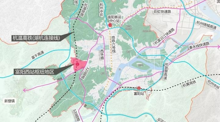 杭温高铁富阳西站选址已定 征集枢纽地区规划方案