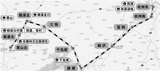 杭黄高铁开通在即 沿线城市福利发布!