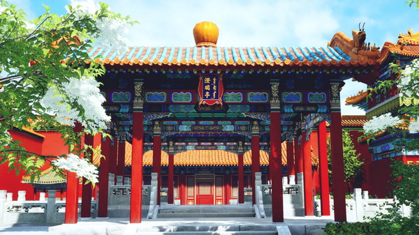 故宫开启vr节目观影周 看三维特效呈现的御花园