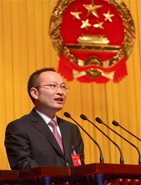 区长赵如浪代表区政府作《政府工作报告》