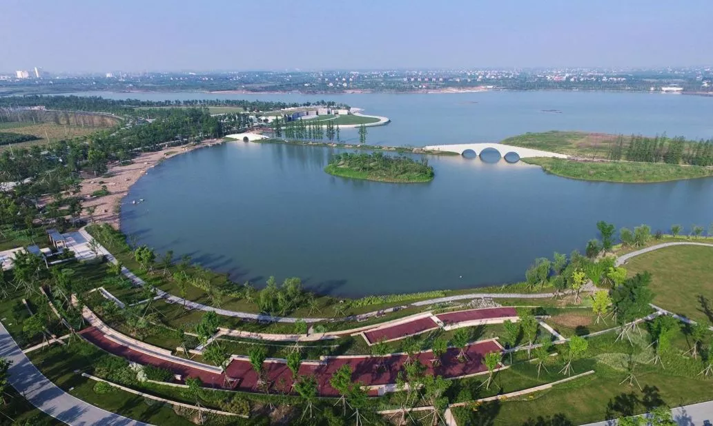 嘉兴贯泾港湿地公园图片