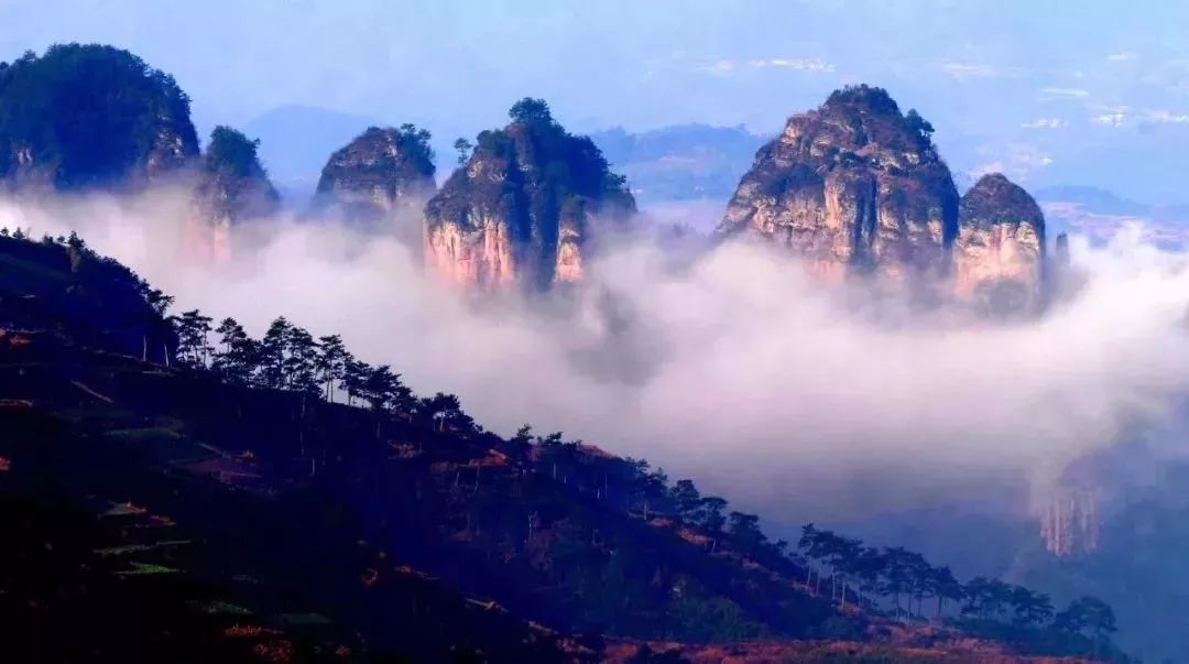 天姥山(图:梁柏林)