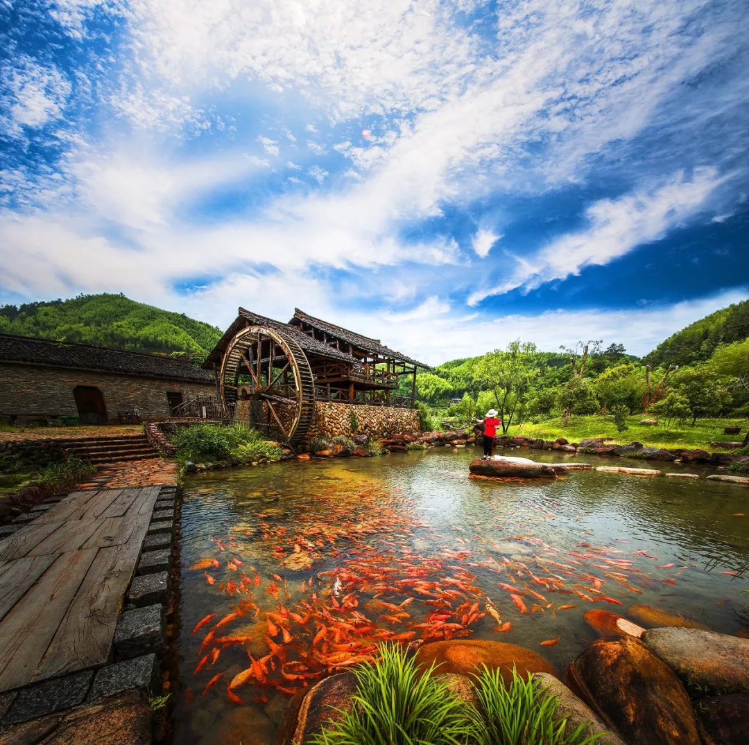 宝溪乡  青山绿水环抱的古窑村