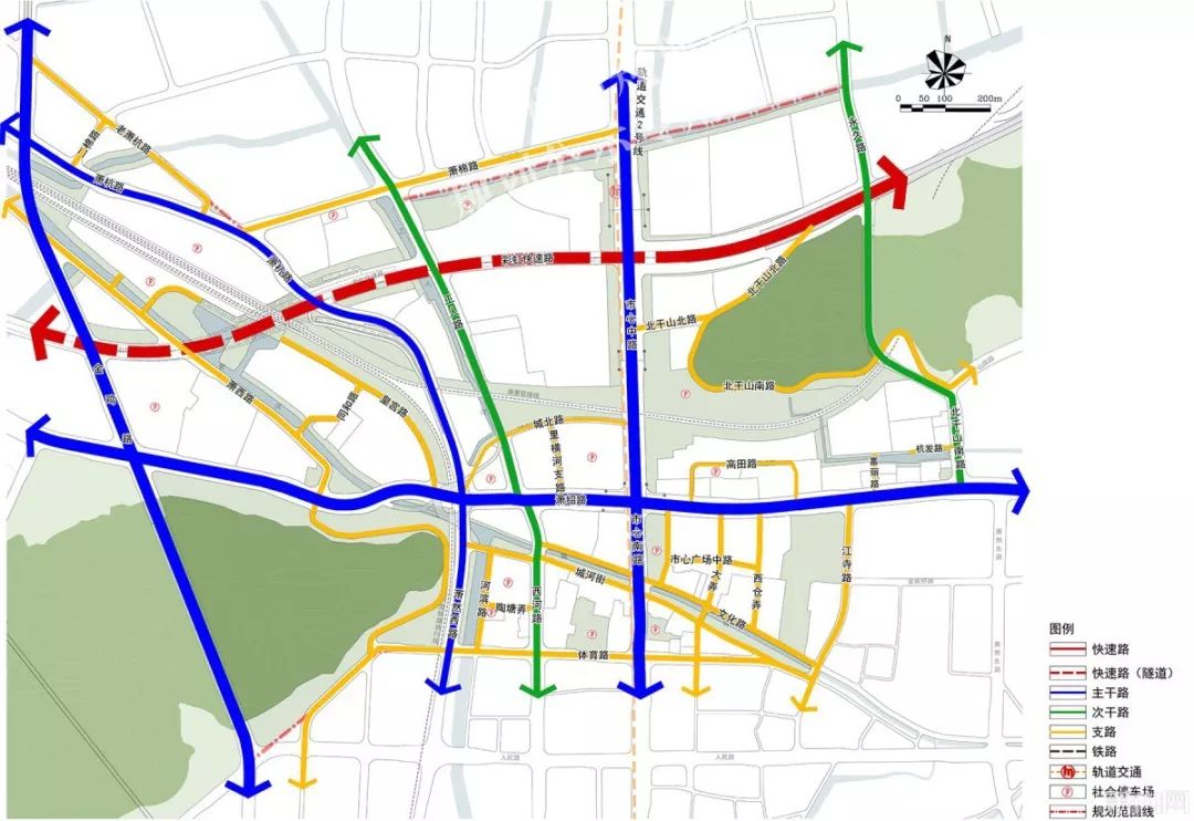 杭州彩虹快速路规划图图片