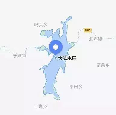 长潭水库地图图片