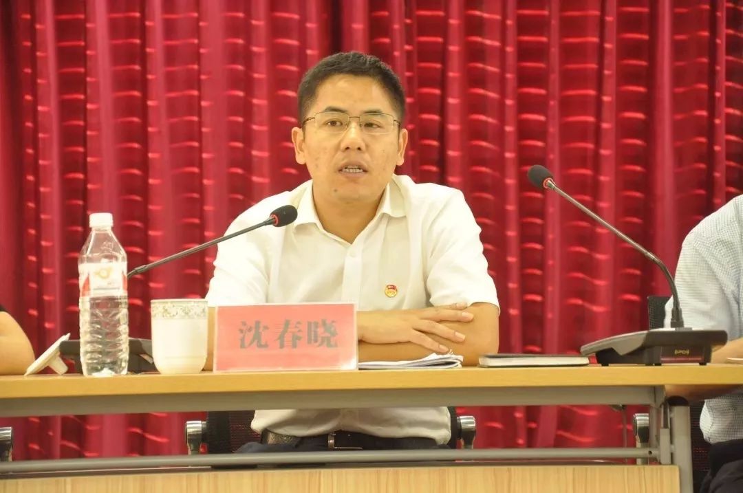 团市委副书记(主持工作)沈春晓对各团区(县)委2019