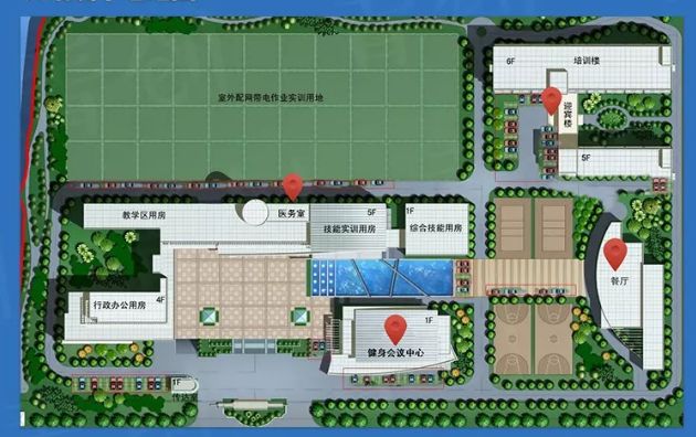 培训中心平面地图