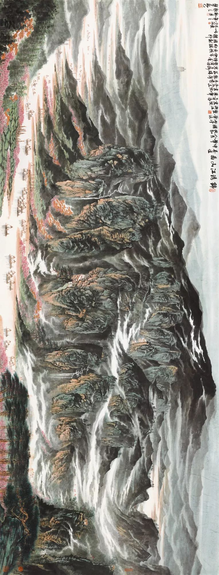 锦绣江山图200cm×500cm2019年