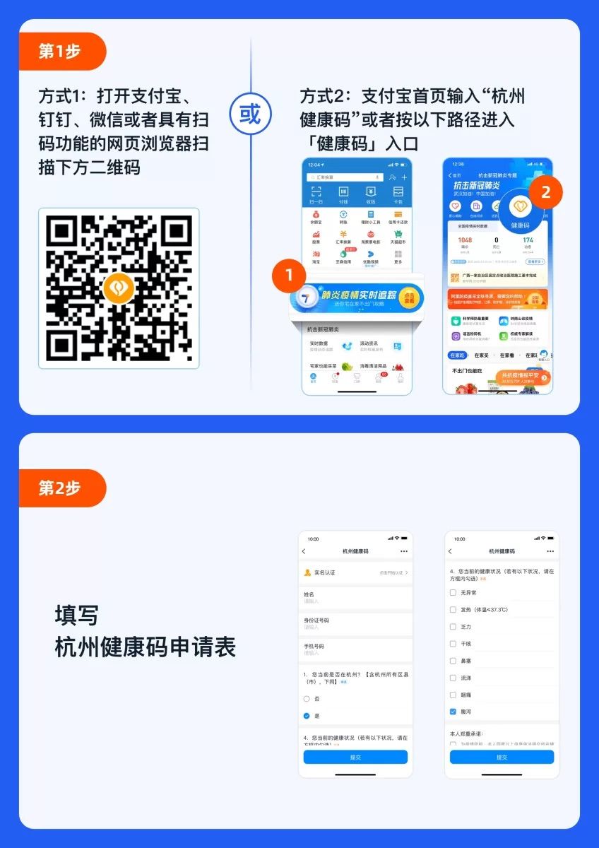刚刚,杭州健康码上线!外地入杭必须申领到绿码!