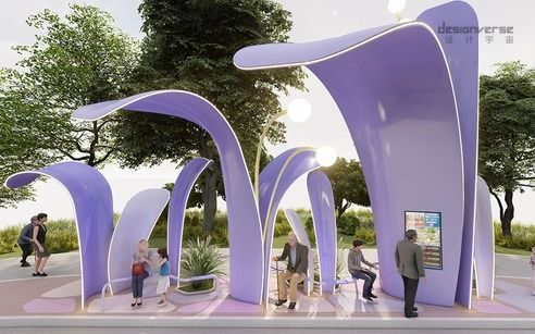 嘉兴公交候车亭颜值要逆天